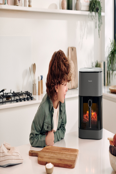 Panasonic NF-CC500SXE, Varmluftsfritös, 5 L, 80 °C, 200 °C, Enkel, Grå - NF-CC500SXE