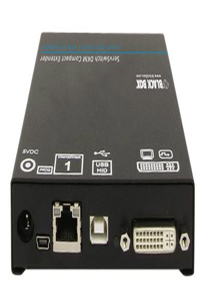 Commutateur de service Black Box DKM CATx DVI à liaison unique
