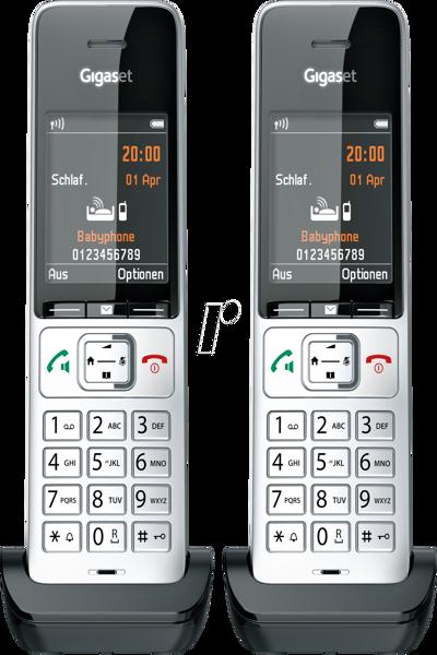 Gigaset COMFORT 500HX Duo Silver-Black Handset/Charger - L36852-H3061-R101