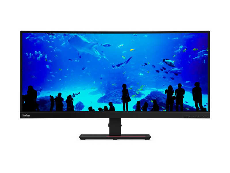 ThinkVision T34w-20 - LED-Monitor - gebogen - 86 cm (34") (34" sichtbar) - 3440 x 1440 UWQHD - VA - 350 cd/m? - 3000:1 - 4 ms - HDMI, DisplayPort, USB-C - Raven Black - 61F3GAT1EU