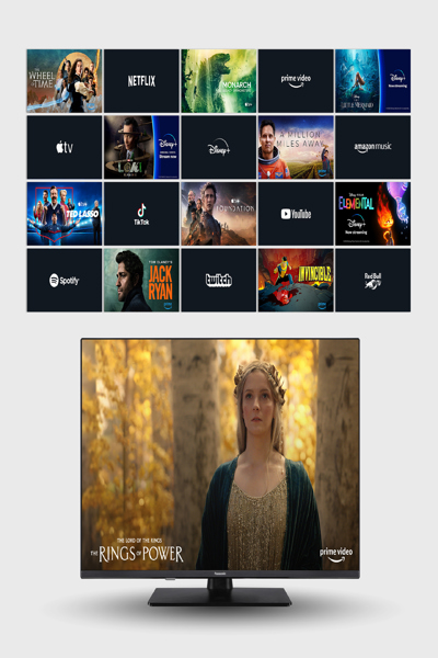 Panasonic TV-40S55AEZ 100cm 40" Full HD LED Smart Fire TV Fernseher - LCD TV - 101.6 cm - TV-40S55AEZ