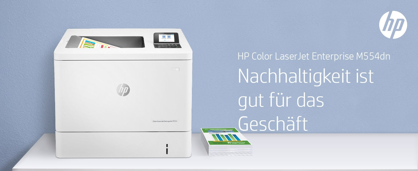 HP Color LaserJet Enterprise M554dn Printer - 7ZU81A