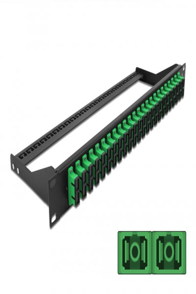 Delock Patch panel - rack mountable - 43393