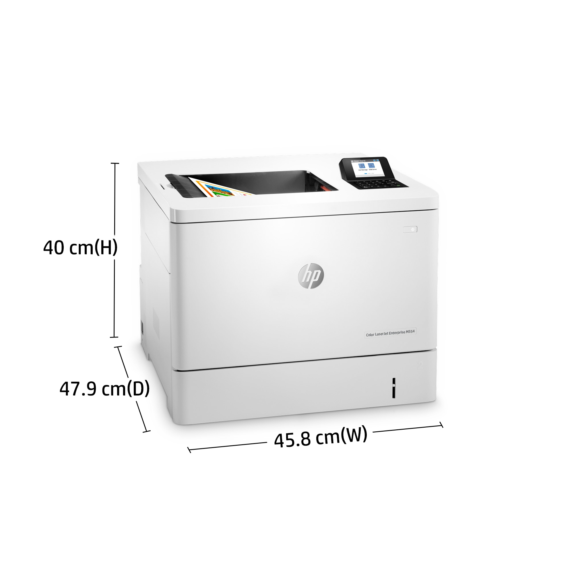 HP Color LaserJet Enterprise M554dn Printer - 7ZU81A