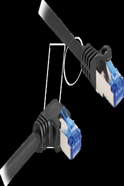 Delock Network cable - RJ-45 (M) right-angled to RJ-45 (M) straight - 80224