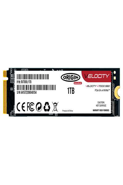 Origin Storage Velocity V7000 1TB PCIe 4.0 NVMe M.2 SSD - 1 TB - M.2 - 7475 MB/s