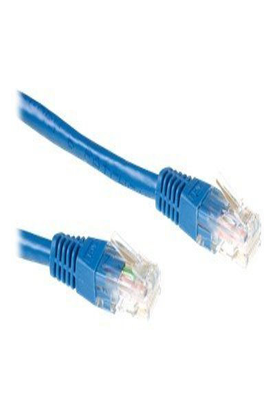 ACT Blue 3 meter U/UTP CAT6A patch cable snagless with RJ45 connectors - 3 m - RJ-45 - RJ-45 - Blue