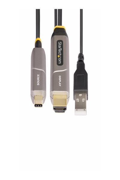 StarTech.com 30ft USB-C to HDMI 2.0 Active Optical Cable - 145B-USBC-HDMI4K-AOC