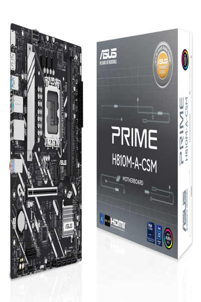ASUS PRIME H810M-A-CSM moderkort - 90MB1KK0-M0EAYC