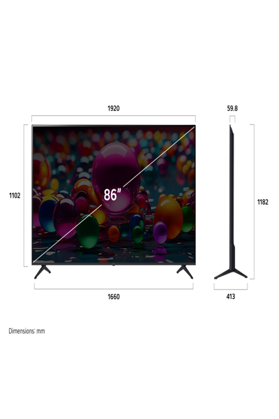 LG 86UA75006LA 86" 4K LED SMART TV - 86UA75006LA.AEUQ