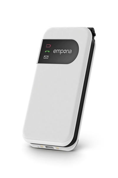 Emporia SIMPLICITY glam 4G - white - Cellphone - 7.1 cm - V227-4G_001