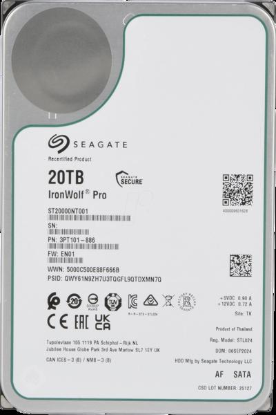 Seagate ST20000NT001-FR 20,000 GB - HDD - 7,200 rpm