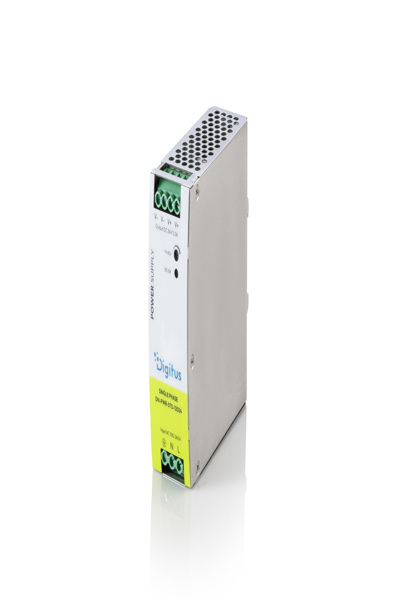 DIGITUS Industrial power supply unit, 24V DC, 5A, 120W, AC-DC, metal housing, for DIN rail mounting - DN-PWR-STD-12024
