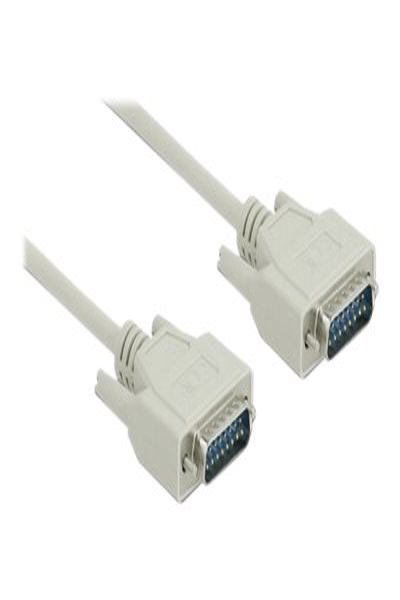 Delock seriell kabel - 15-stifts D-Sub (DB-15) (hane) till 15-stifts D-Sub (DB-15) (hane) - 85976