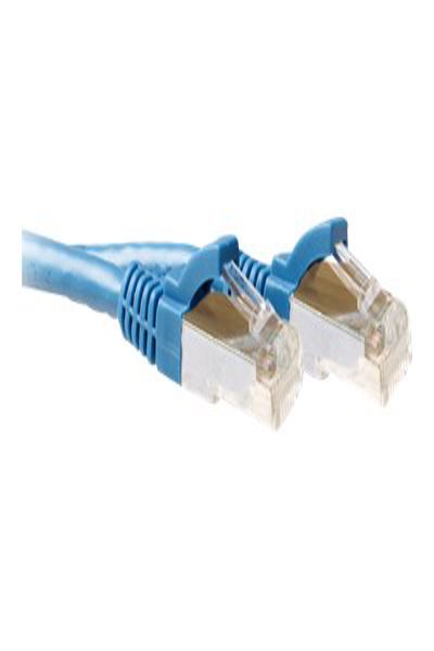 ACT Blue 1.5 meter LSZH SFTP CAT6A patch cable snagless with RJ45 connectors - 1.5 m - Cat6a - S/FTP (S-STP) - RJ-45 - RJ-45 - Blue