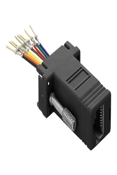 Delock Adapter Sub-D 9-polig hane till RJ45 hona monteringskit - 66166