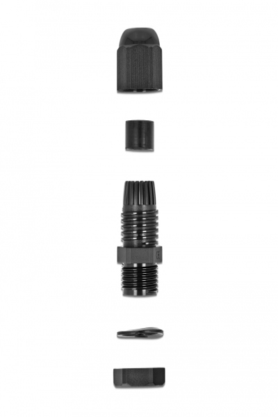 Delock PG19 Cable Gland Black 10-Pack - 60220