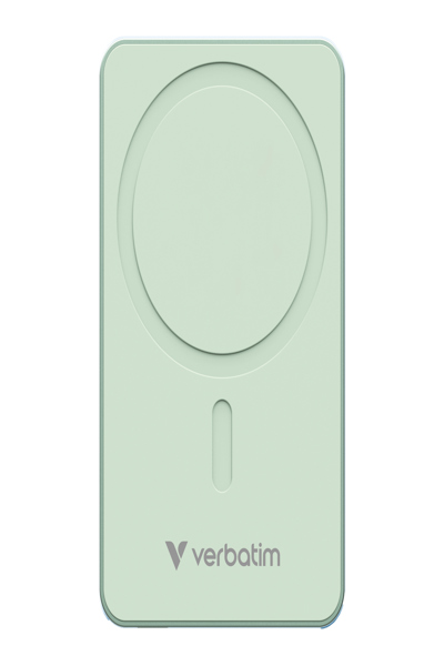 Verbatim Essential Power Bank magn.wirel. gruen. 32226 - Rechargable Battery - 32226