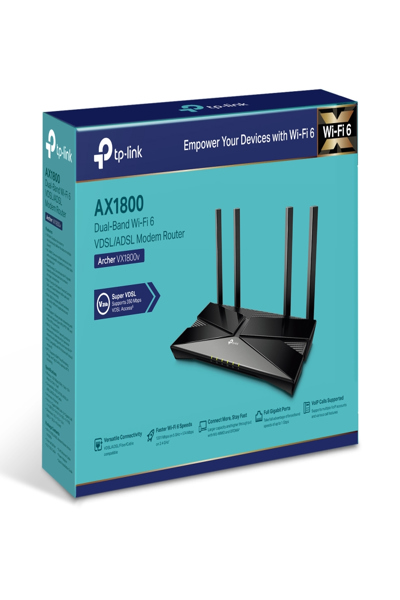 TP-LINK Archer VX1800v V1 - Trådlös router - ARCHER VX1800V