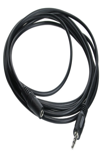 Câble audio en ligne 3,5 mm stéréo mâle/femelle 5 m