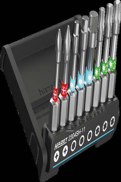 Jeu d'embouts HAZET 2304SH-11, 8 pièces, profil intérieur en T