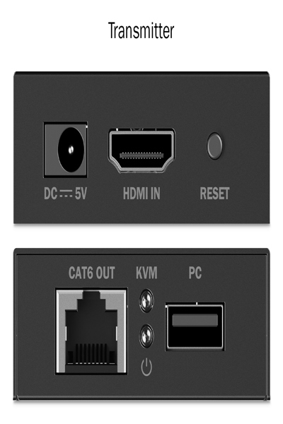 DIGITUS HDMI KVM Extender Set 4K/30Hz - DS-55357