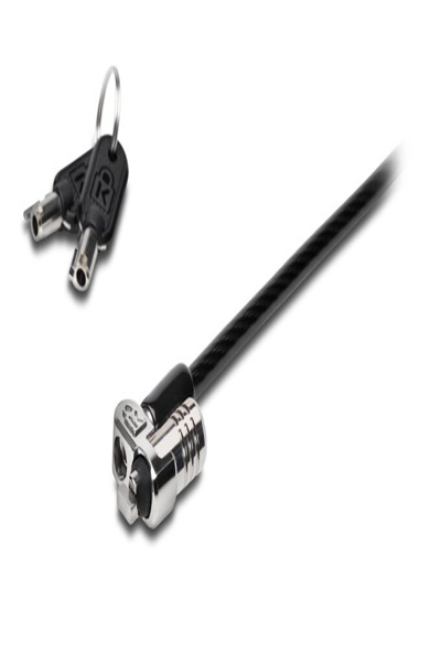 Kensington MicroSaver 2.0 Keyed Laptop Lock (25 Pack) - Master Keyed FT - Key - Steel - Black - Silver - K65042EUM