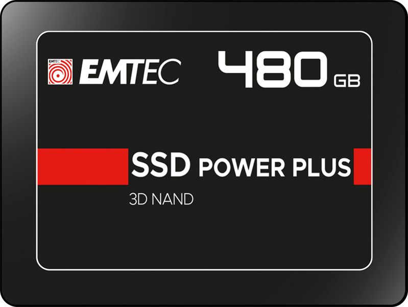EMTEC X150 Power Plus 3D NAND - 480 GB SSD - internal - ECSSD480GX150