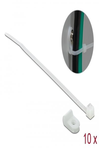 Kit de serre-câbles Delock - 10 cm