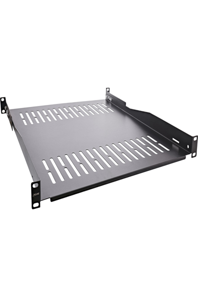 Étagère InLine 19" 550 mm 50 kg 1U RAL 9005 Noir