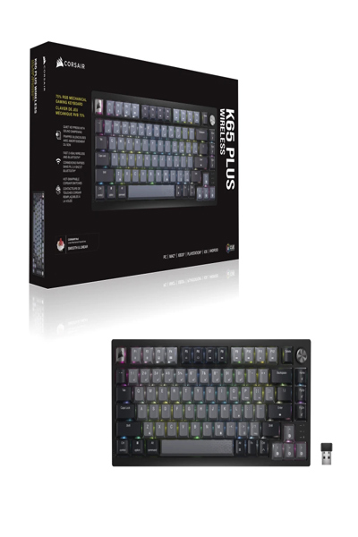 Corsair K65 PLUS TRÅDLÖST tangentbord - CH-91D401L-NA