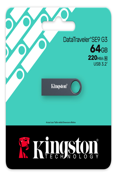 Kingston DataTraveler SE9 G3 - USB flash drive - KE-U2X64-1AC