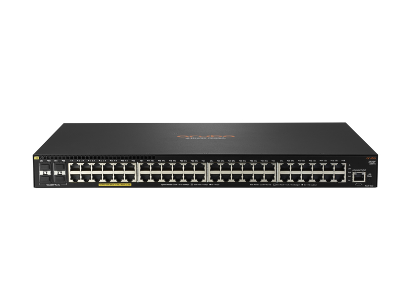 HPE Aruba 2930F 48GPoE+4SFP 740W Switch JL557A - JL557A