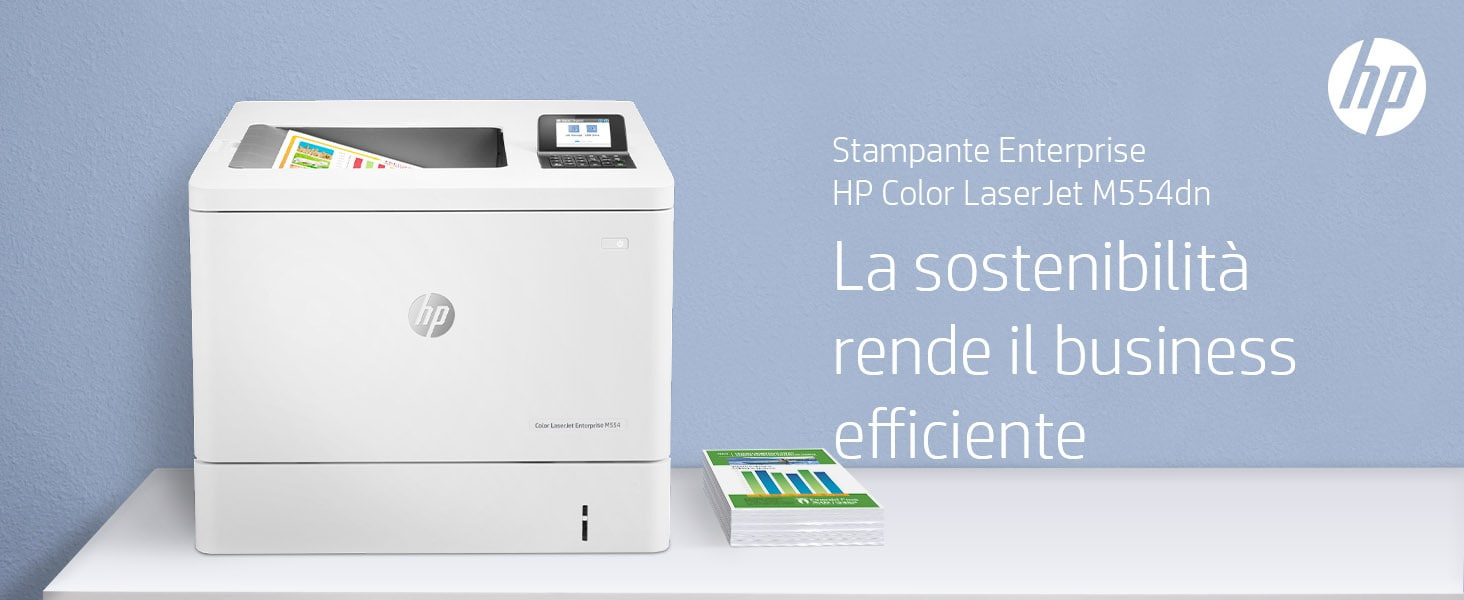 HP Color LaserJet Enterprise M554dn Printer - 7ZU81A