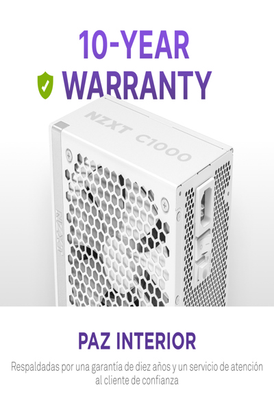 NZXT PSU C Series C1000 Gold white ATX 3 1 1 1 PA-0G2BW-EU - Power Supply - ATX - PA-0G2BW-EU
