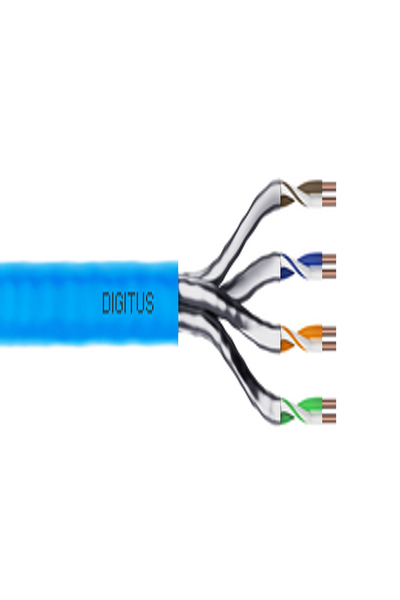 DIGITUS CAT 6A U/FTP installation cable, 305 m, simplex, Cca, Easy Pull Box - DK-1625-A-VH-305