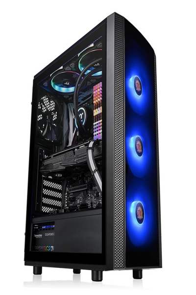 Thermaltake Versa J25 TG RGB Midi Tower PC Case - CA-1L8-00M1WN-01