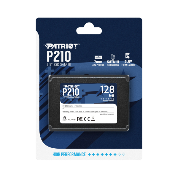Patriot P210 - 128 GB SSD - 2.5" - P210S128G25