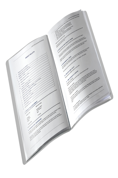Livre de présentation Esselte Leitz Style à 20 compartiments