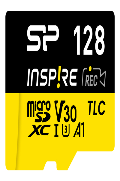 Silicon Power Inspire, 128 Go, MicroSDXC, Classe 10, UHS-I, 170 Mo/s 150 Mo/s