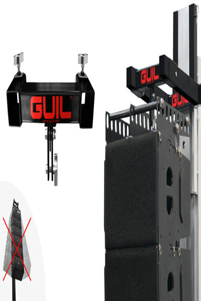 Guil ULK-A4 - Suspension pour chariot élévateur pour systèmes de lignes de production adaptés aux fourches de 60 mm et