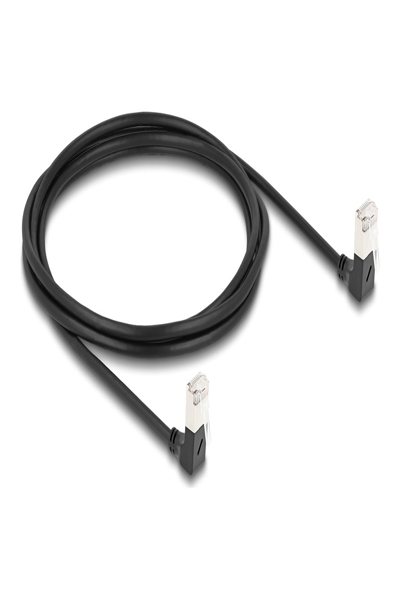 Câble réseau Delock - RJ-45 (P) coudé vers le bas vers RJ-45 (P) coudé vers le bas