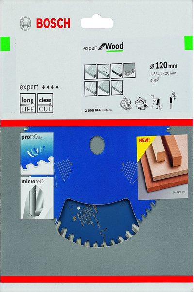 Bosch 2 608 644 004 - Wood - 12 cm - 2 cm - 1.3 mm - 15900 RPM - 1.8 mm