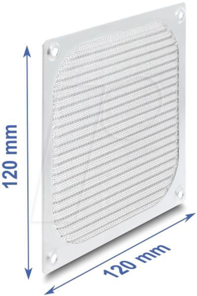 Delock Fan Grille 120 x Aluminum - Fan - 67458