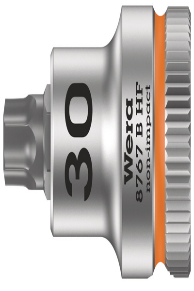 Wera 05003066001, Douille, 3/8", 1 tête(s), T30, Acier au chrome-vanadium, Chrome