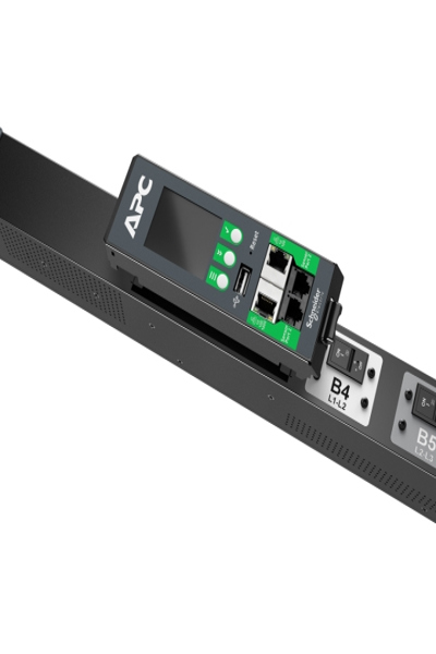 APC NetShelter Rack PDU Advanced - Metered - 3Phase - 22.1kW 400V 32A or 17.3kW 415V 30A - 48 Outlets - IEC309 - Metered - 0U - Three-phase - Rackmount - Vertical - Black - APDU10350ME
