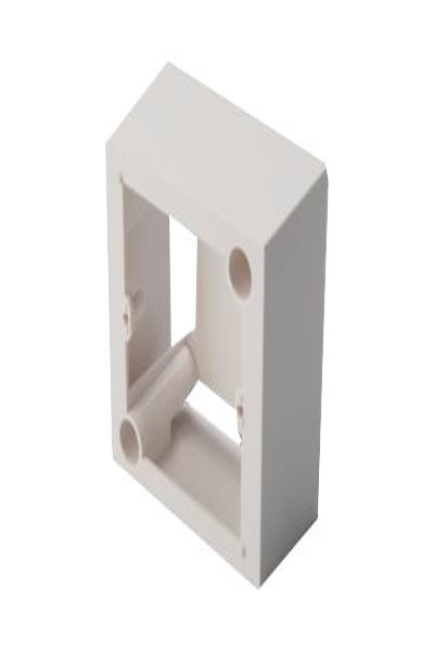 DIGITUS Surface Mountbox for Walloutlet Faceplates 80x80 mm - French Type - 80 mm - 80 mm - China - DN-93804