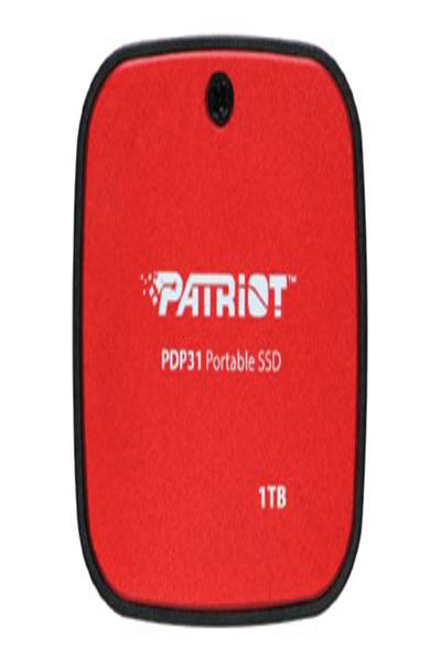PATRIOT Portable SSD PDP31 1TB M.2 2230 Format USB 3.2 Gen2 USB Type-C External Black And Red