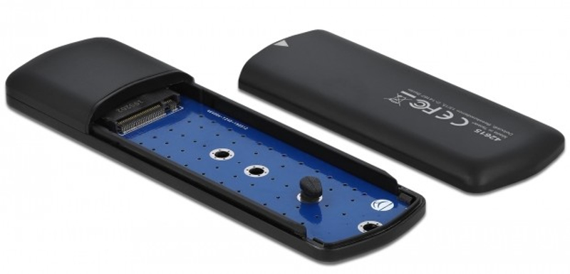 Delock 42615 - SSD enclosure - M.2 - M.2 - 10 Gbit/s - 42615