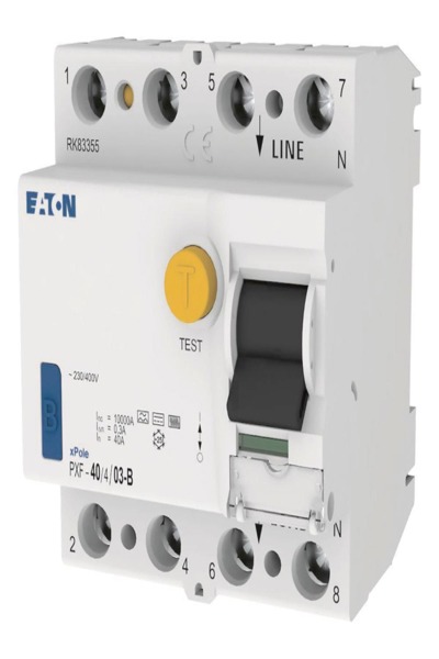 Interrupteur FI EATON 300300 PXF-40/4/03-B 40 A 4 pôles 300 mA Type B